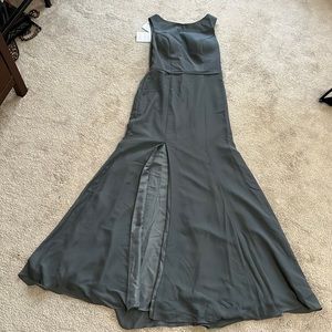 NWT!! JJ’s House Grey Bridesmaid Dress, Size 6